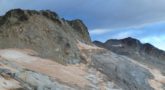Aspecto del glaciar del Aneto el 5/8/2017. Cía Guías Benasque
